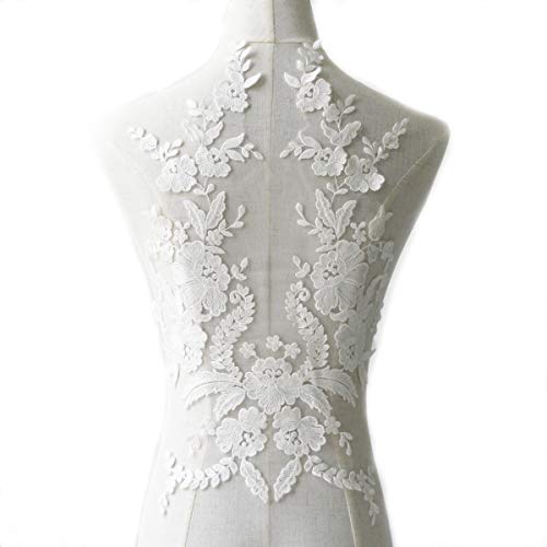 1 x Large Lace Flower Sew On Patch Badge Wedding Bridal Dress Embroid sunmove.shop 1 x Large Lace Flower Sew On Patch Badge Wedding Bridal Dress Embroid sunmove.shop