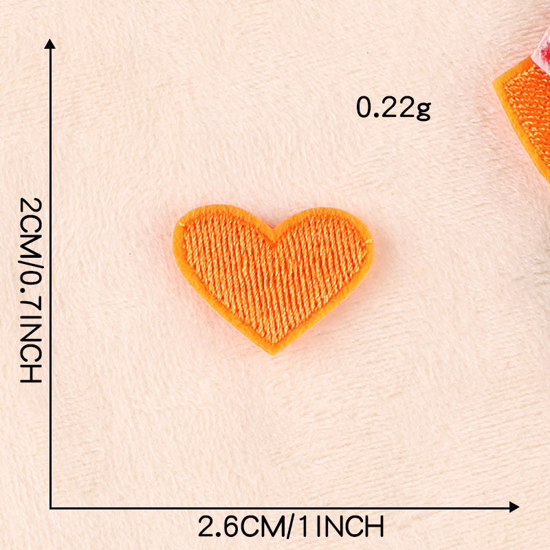 SUNMOVE Love Embroidery Patches Sew On Iron On for Clothing Accessories Shoes, Hats, Bags, Jewelry DIY