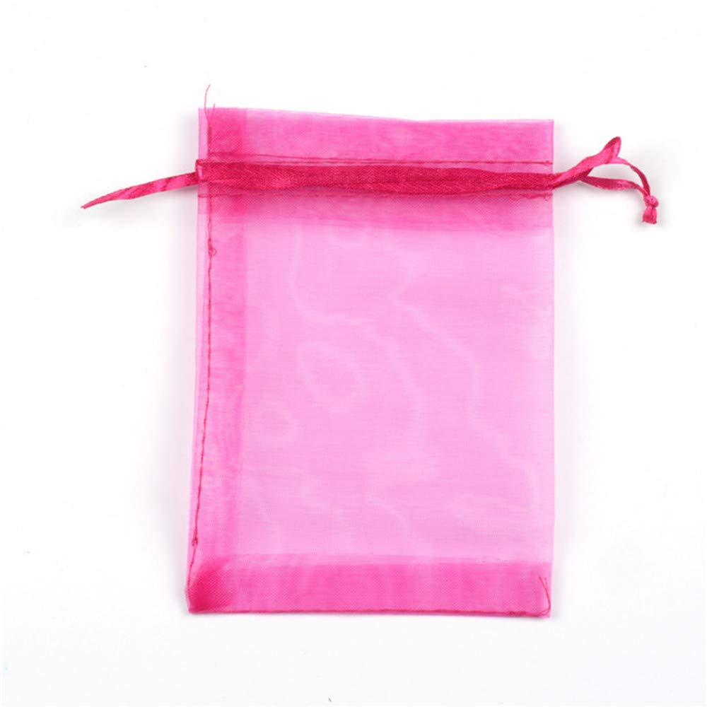 SUNMOVE 100Pcs Organza Gift Bags Drawstring Favor Bags Jewelry Pouches Wrap, 3.93 x 4.72 Inches, Multi-Colored, Candy Pouches Wedding Party Birthday Christmas Favor Gift Bags