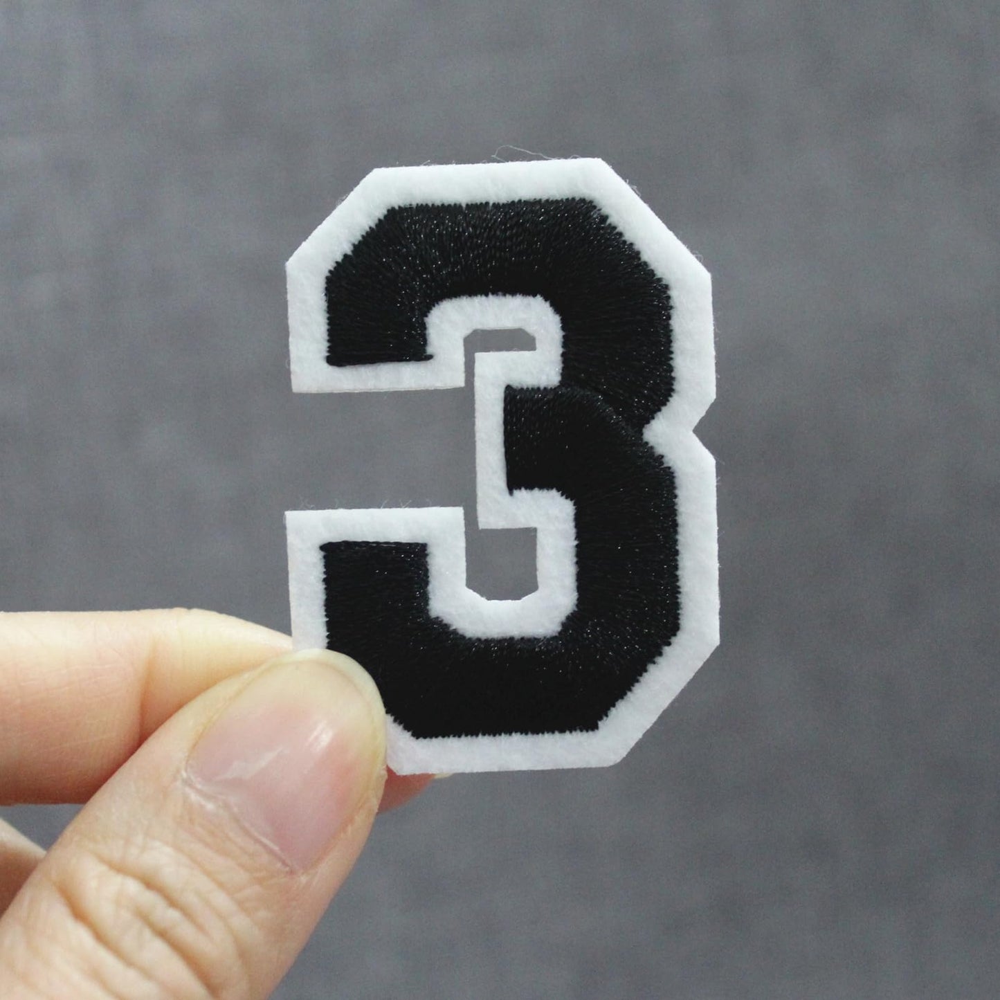 SUNMOVE 30 Pcs Numbers Patch Number 0-9 Embroidered Patches Sew On Iron On with Ironed Adhesive DIY for Shirts Jackets Hats Jeans Shoes Bags