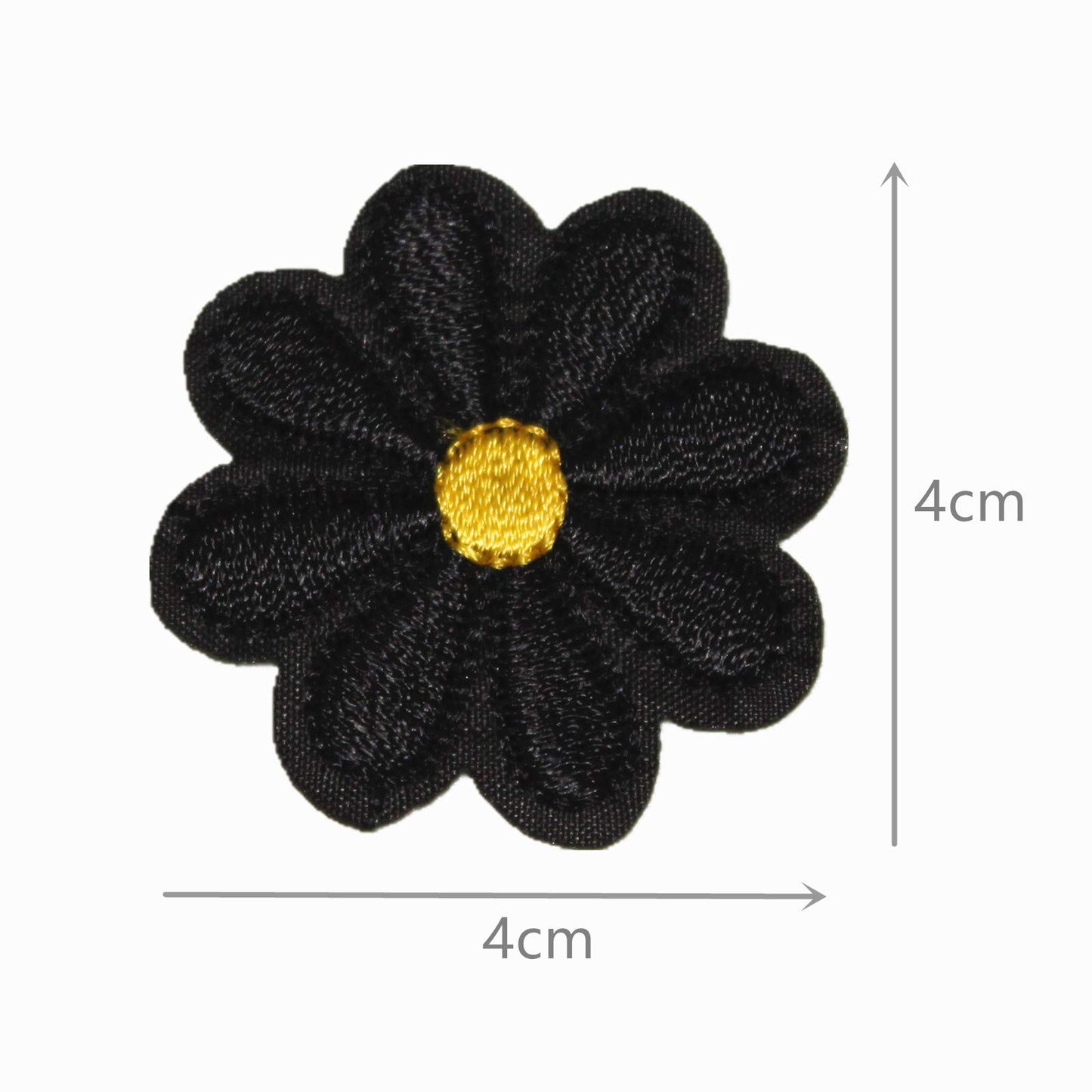 SUNMOVE 10Pcs Embroidery Sunflower Daisy Flower Sew On Iron On Patch Badge Bag Hat Jeans Jackets Applique