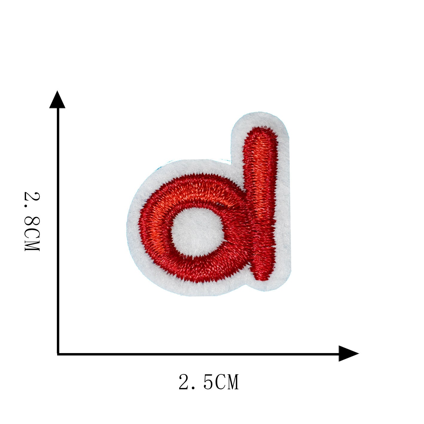 A-Z Creative Letter Embroidery Fabric Patches DIY Embroidery Decorative Clothing Accessories