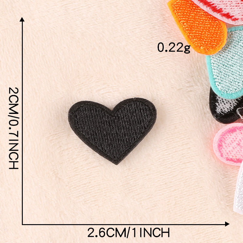 SUNMOVE Love Embroidery Patches Sew On Iron On for Clothing Accessories Shoes, Hats, Bags, Jewelry DIY