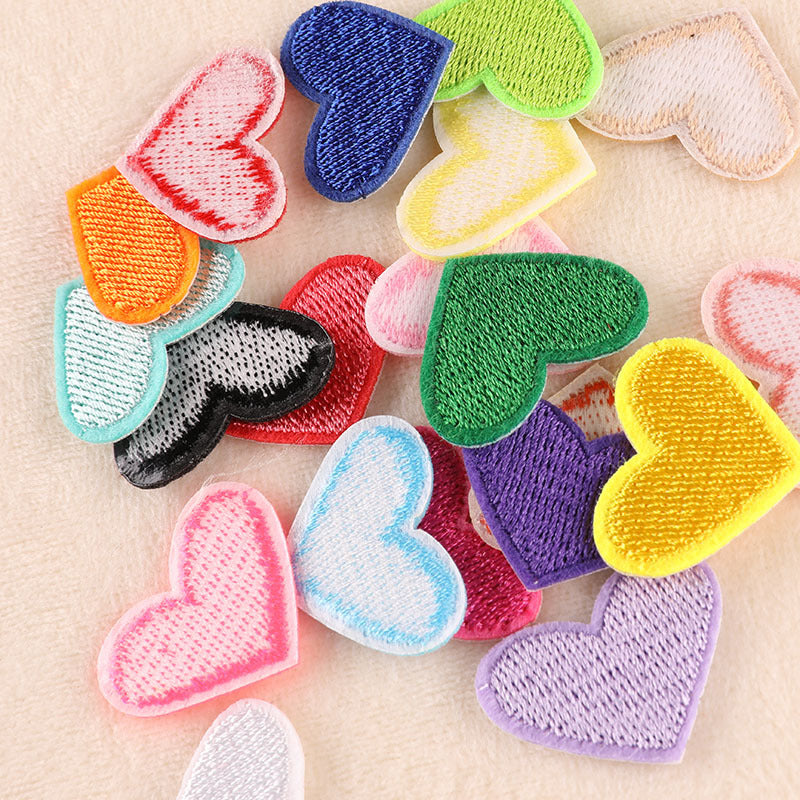 SUNMOVE Love Embroidery Patches Sew On Iron On for Clothing Accessories Shoes, Hats, Bags, Jewelry DIY