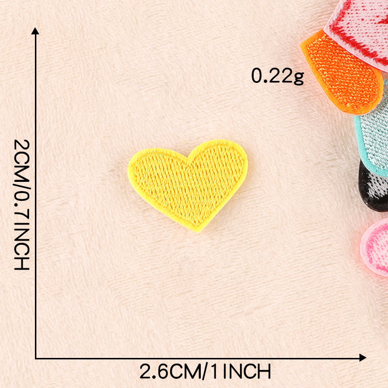 SUNMOVE Love Embroidery Patches Sew On Iron On for Clothing Accessories Shoes, Hats, Bags, Jewelry DIY