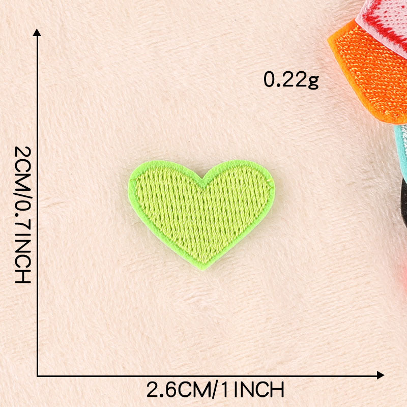 SUNMOVE Love Embroidery Patches Sew On Iron On for Clothing Accessories Shoes, Hats, Bags, Jewelry DIY