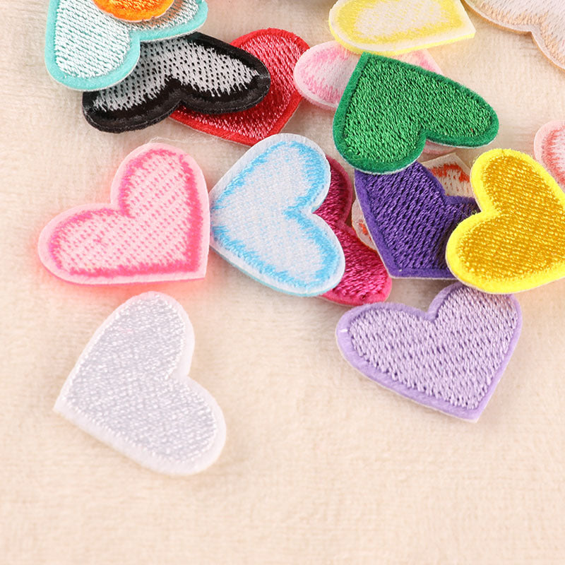 SUNMOVE Love Embroidery Patches Sew On Iron On for Clothing Accessories Shoes, Hats, Bags, Jewelry DIY