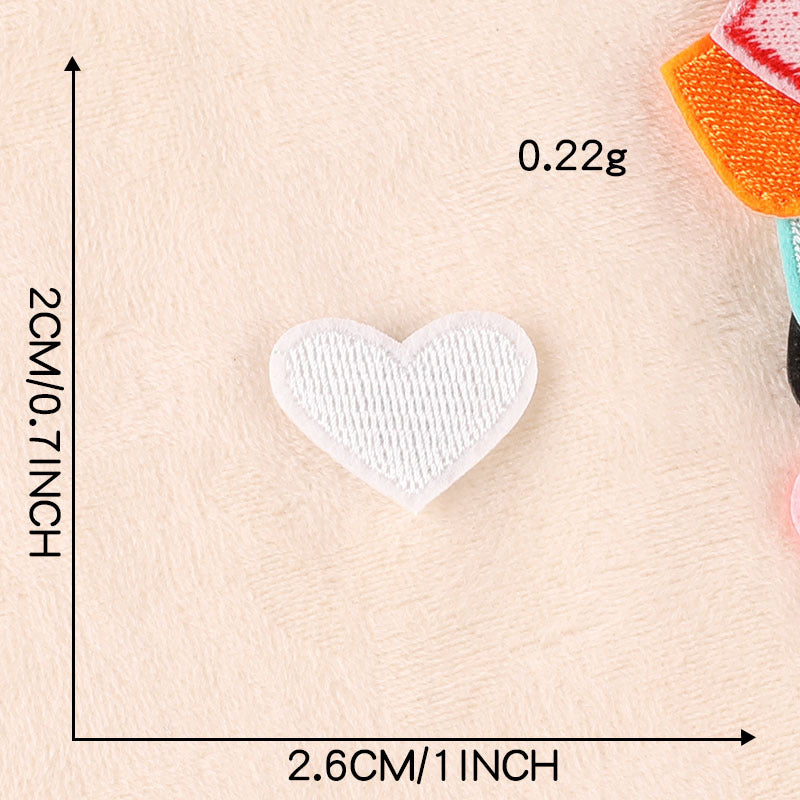 SUNMOVE Love Embroidery Patches Sew On Iron On for Clothing Accessories Shoes, Hats, Bags, Jewelry DIY