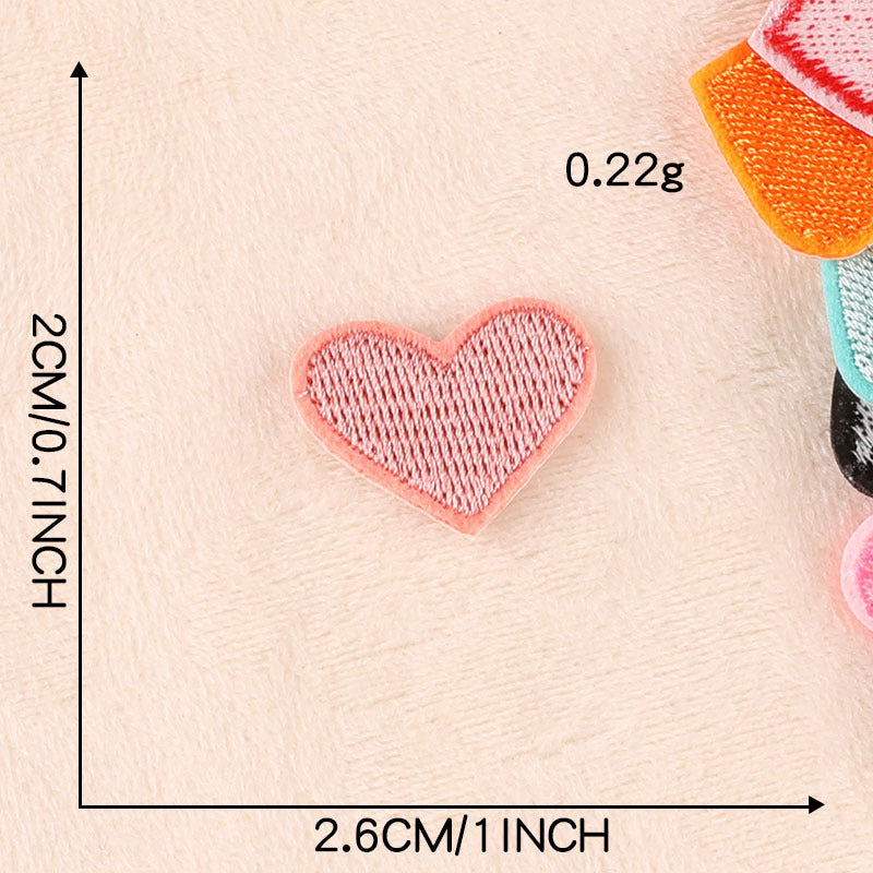 SUNMOVE Love Embroidery Patches Sew On Iron On for Clothing Accessories Shoes, Hats, Bags, Jewelry DIY