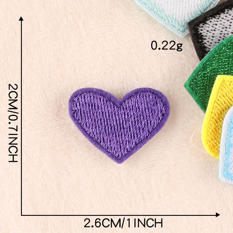 SUNMOVE Love Embroidery Patches Sew On Iron On for Clothing Accessories Shoes, Hats, Bags, Jewelry DIY