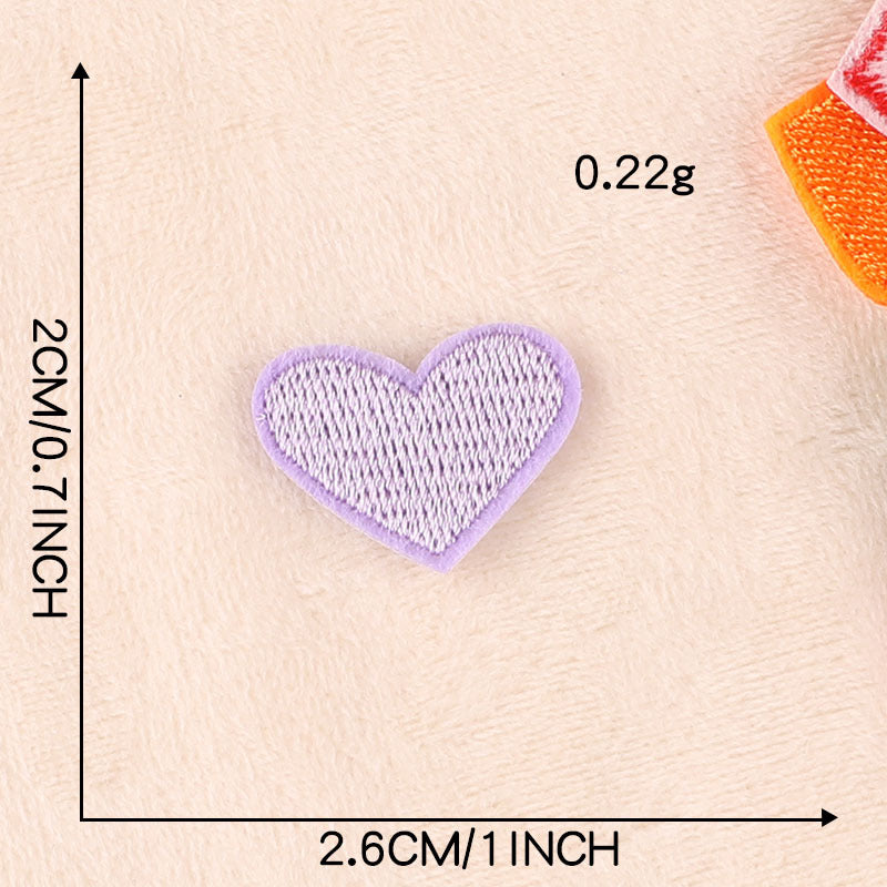 SUNMOVE Love Embroidery Patches Sew On Iron On for Clothing Accessories Shoes, Hats, Bags, Jewelry DIY