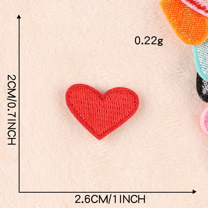 SUNMOVE Love Embroidery Patches Sew On Iron On for Clothing Accessories Shoes, Hats, Bags, Jewelry DIY