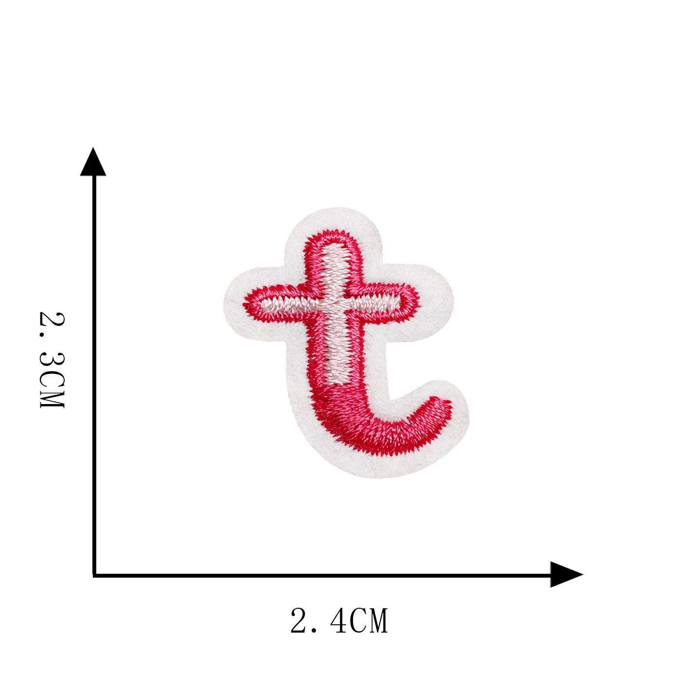 A-Z Creative Letter Embroidery Fabric Patches DIY Embroidery Decorative Clothing Accessories