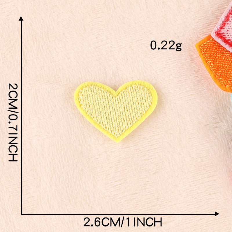 SUNMOVE Love Embroidery Patches Sew On Iron On for Clothing Accessories Shoes, Hats, Bags, Jewelry DIY