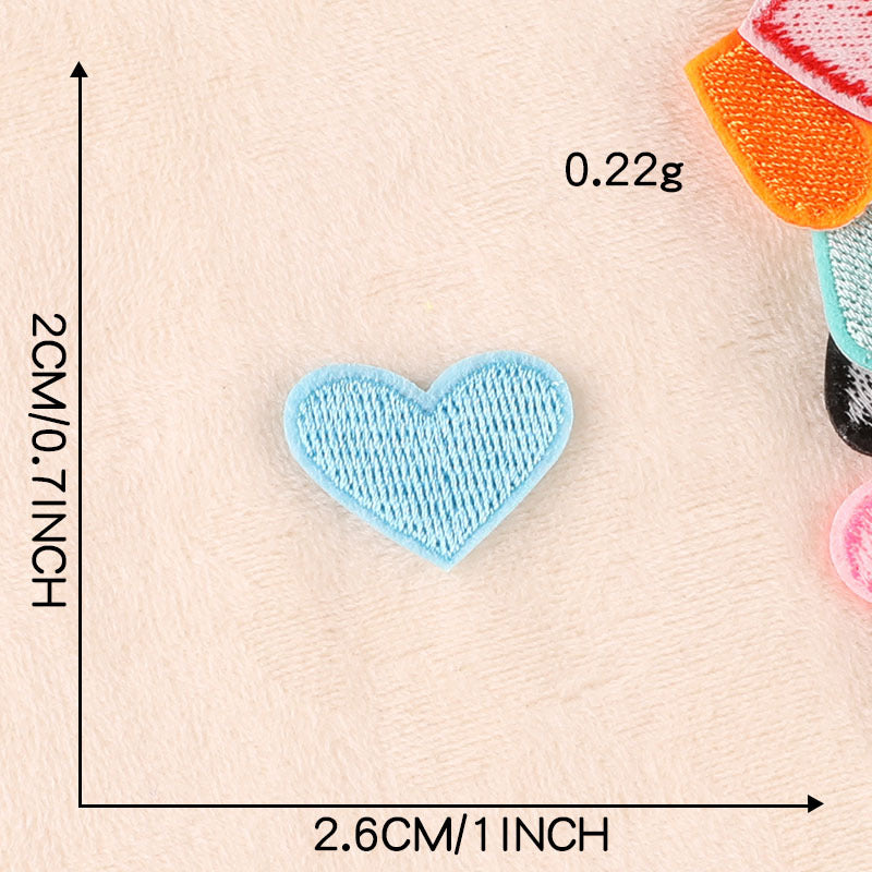 SUNMOVE Love Embroidery Patches Sew On Iron On for Clothing Accessories Shoes, Hats, Bags, Jewelry DIY